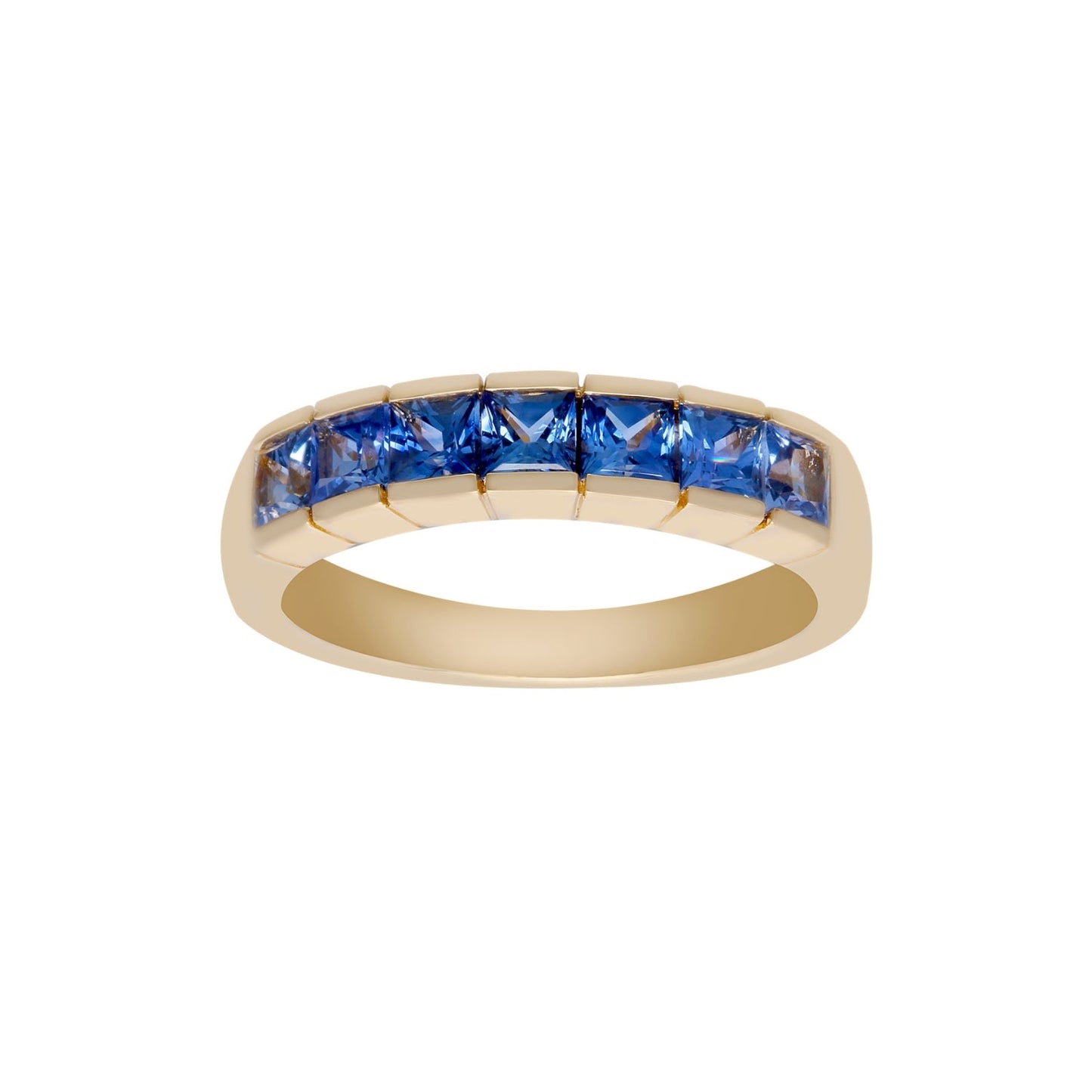 122R1731-08-Light-Blue-Sapphire-Princess-Cut-Eternity-Ring-in-18K-Yellow-Gold
