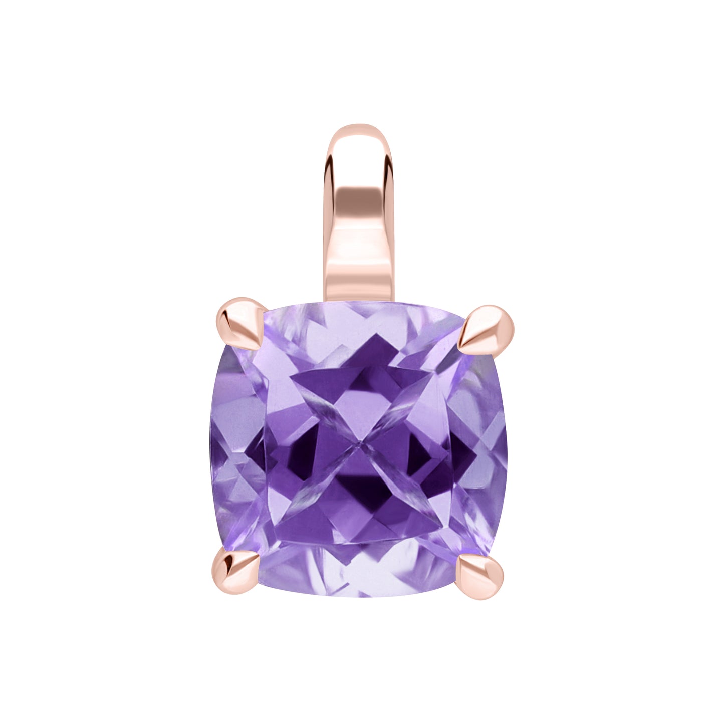 Les Intemporelles : Cushion Cut Solitaire Pendent
