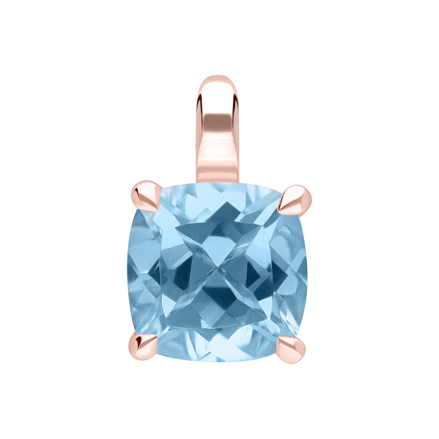 Les Intemporelles : Cushion Cut Solitaire Pendent