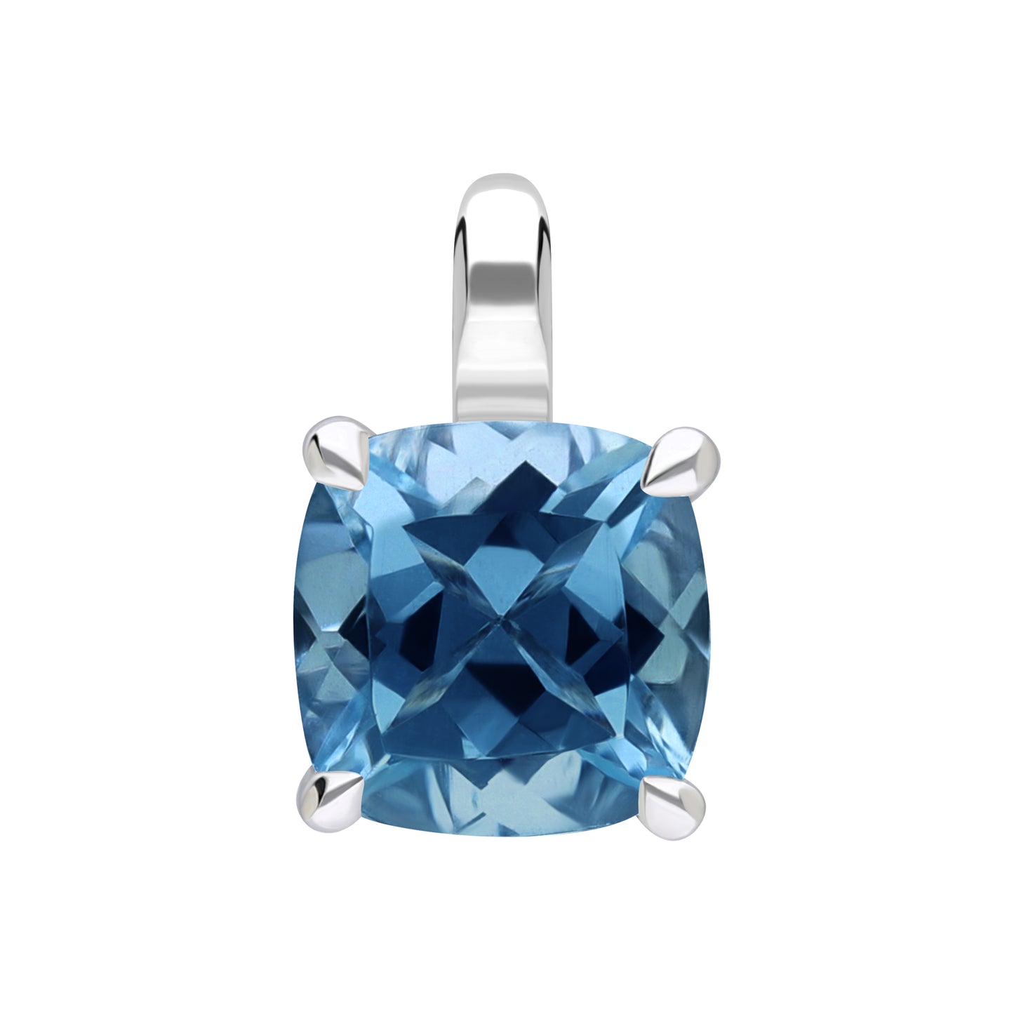 Les Intemporelles : Cushion Cut Solitaire Pendent