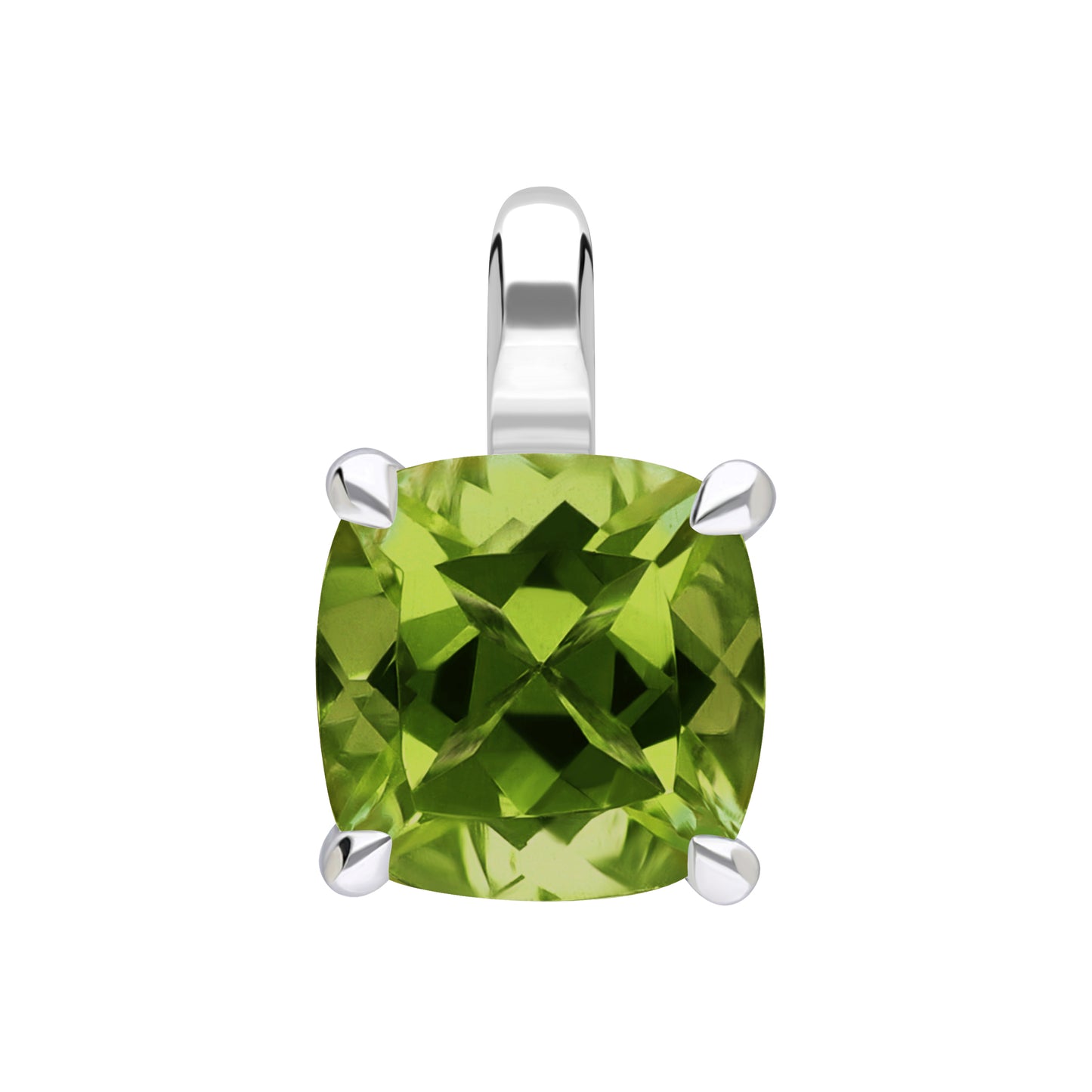 Les Intemporelles : Cushion Cut Solitaire Pendent