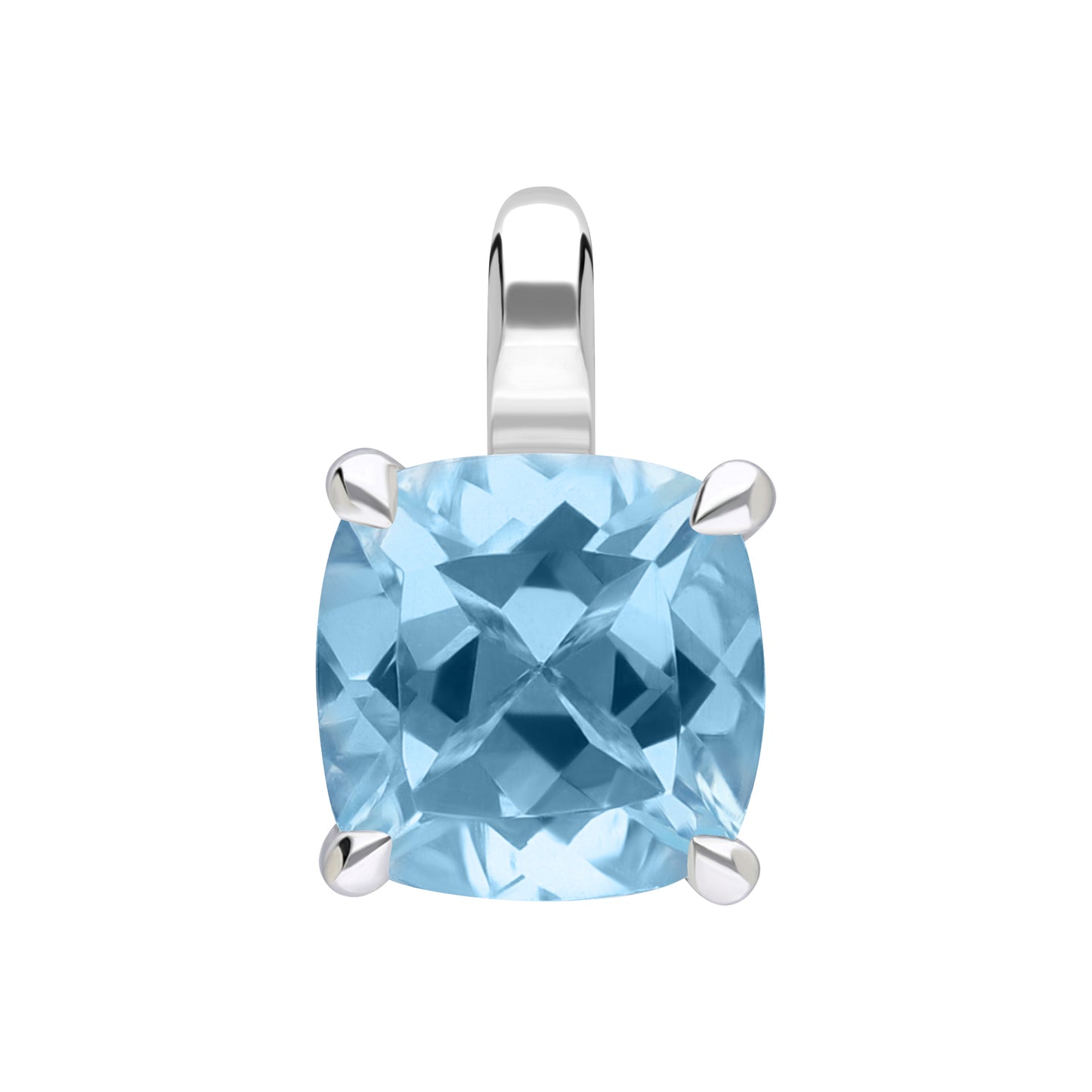 Les Intemporelles : Cushion Cut Solitaire Pendent