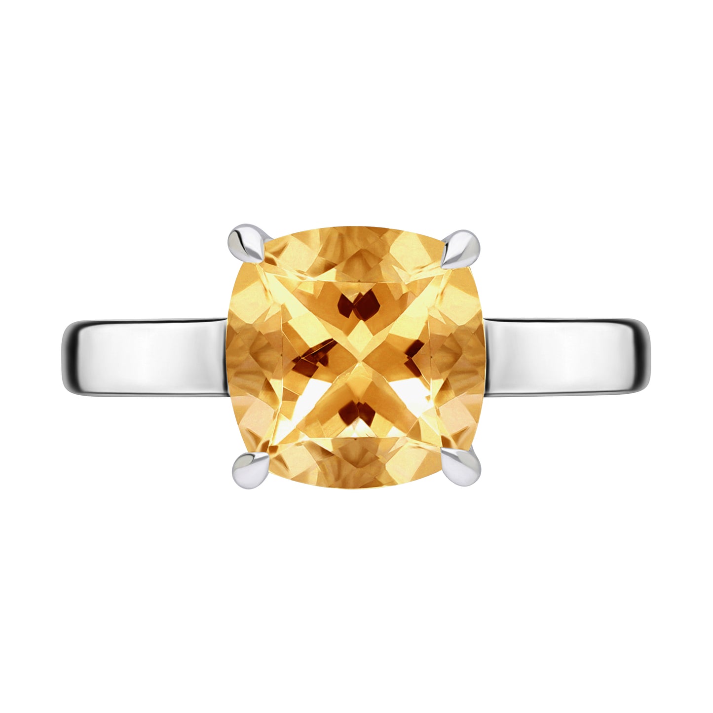 Les Intemporelles : Cushion Cut Solitaire Ring